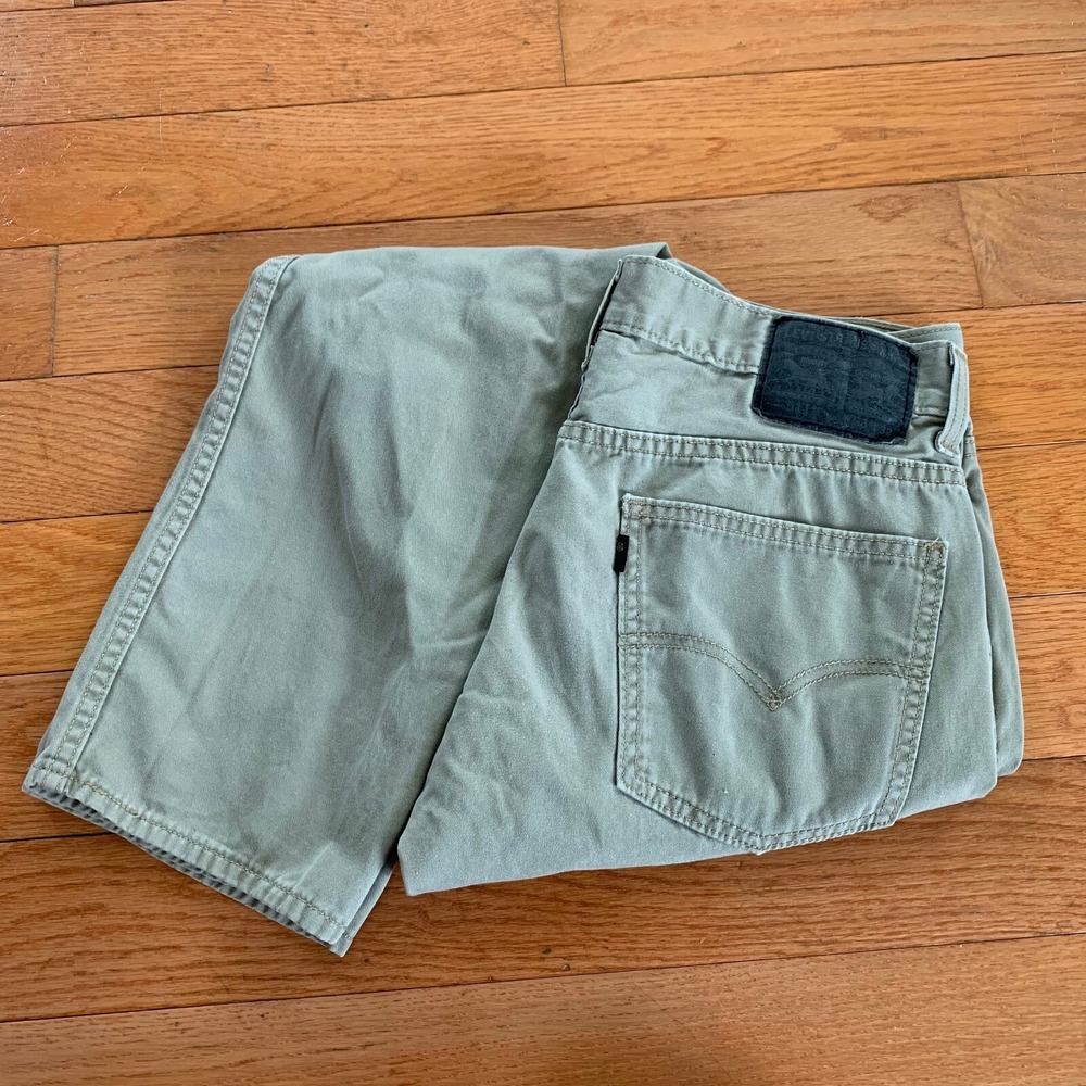 Levi's 511‎ Slim Stretch Light Khaki Pants Mens 31x30